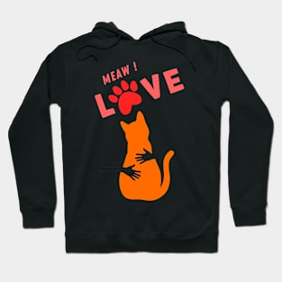 Meow love Hoodie